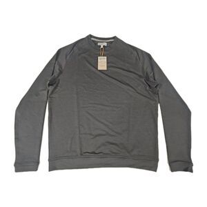 Peter Millar Crown Sport Performance Crewneck Pullover Sweater/Size S /Gray/New